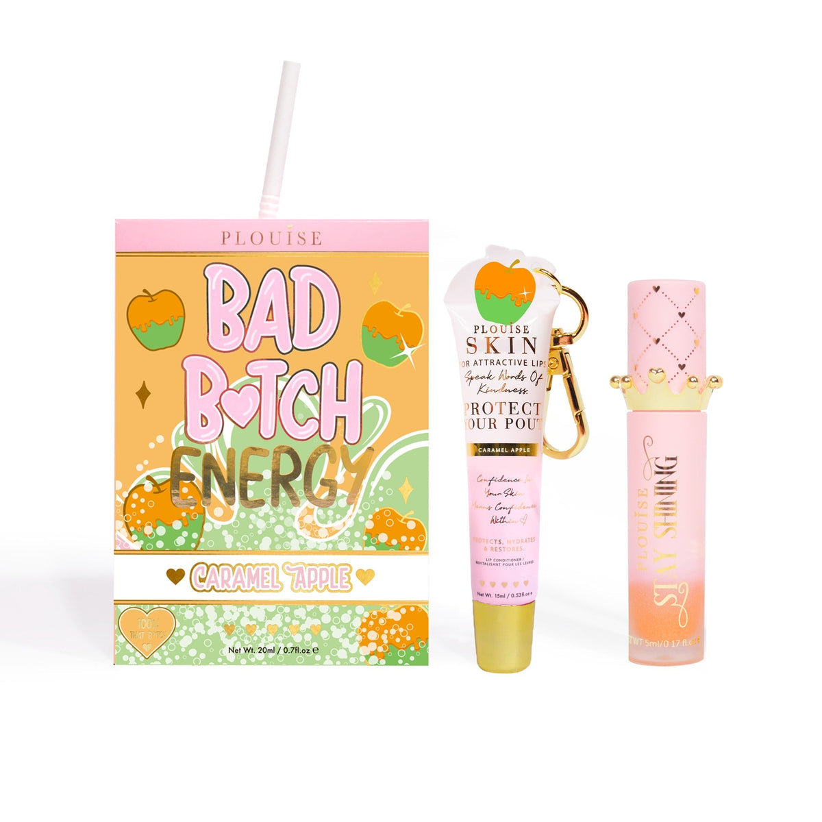 Bad Bitch Energy Lip Conditioner & Lip Oil Duo by P.Louise