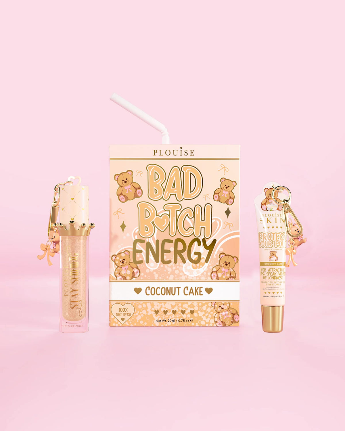 Bad Bitch Energy Lip Conditioner & Lip Oil Duo by P.Louise