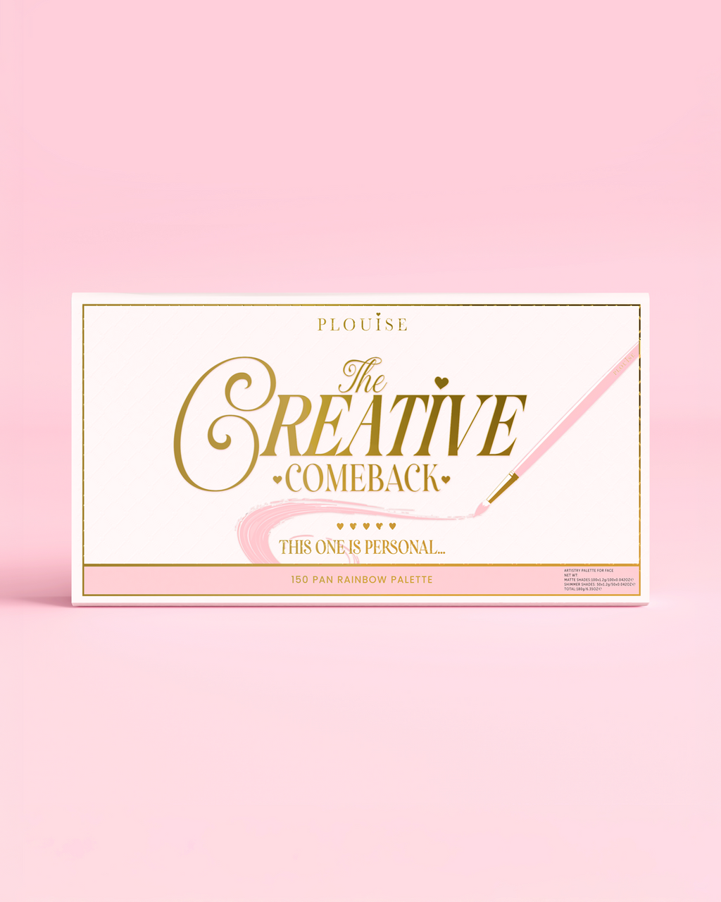 Creative Comeback XXXL Eyeshadow Palette by P. Louise Cosmetics