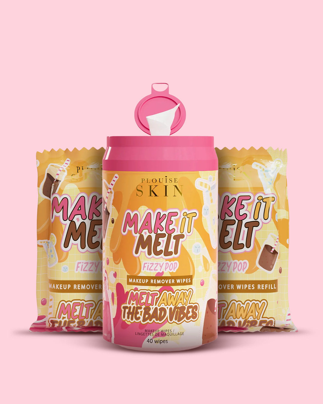 Make It Melt Makeup Remover Wipes Bundle by P. Louise Cosmetics