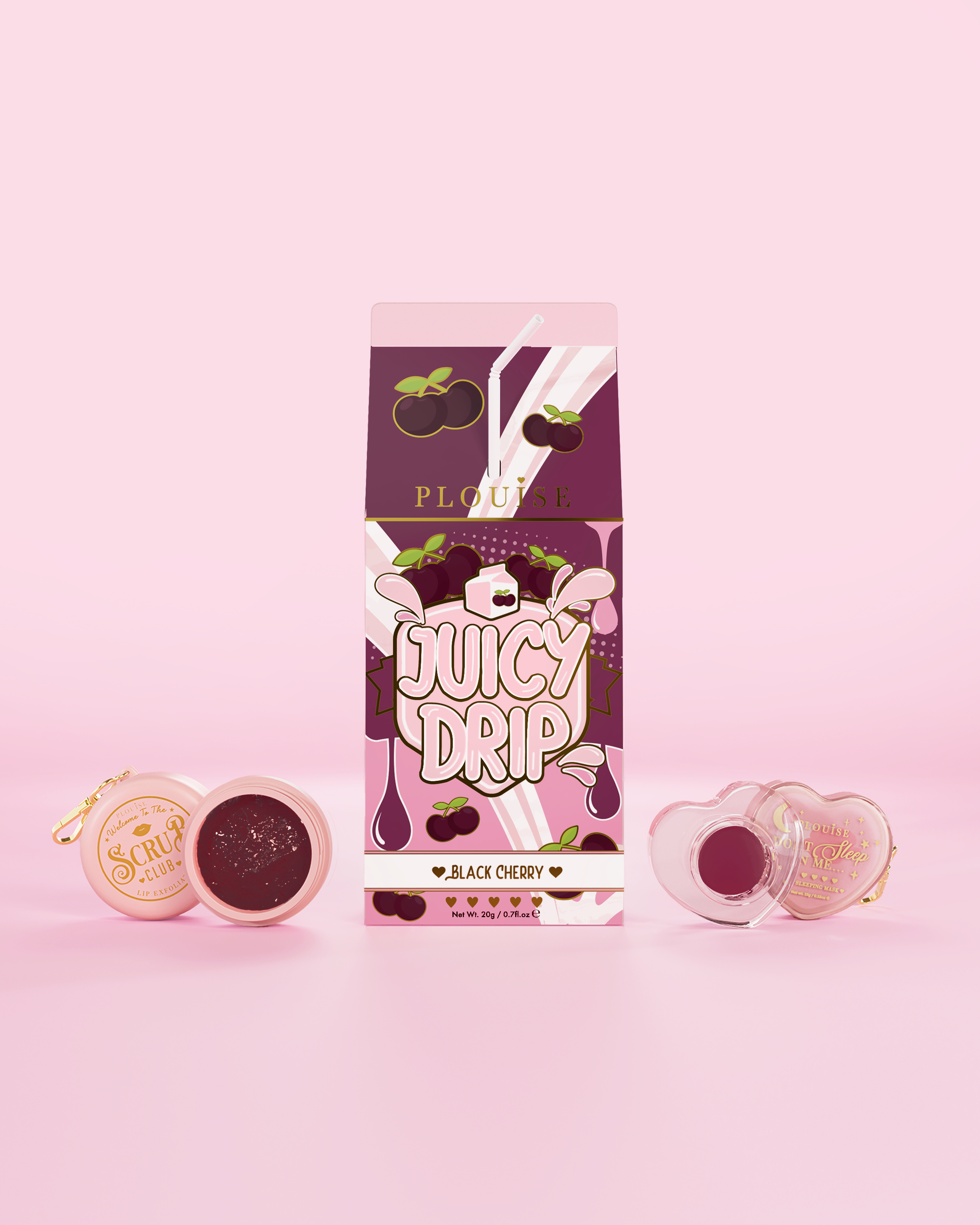 Juicy Drip Lip Scrub & Lip Mask Duo by P. Louise Cosmetics