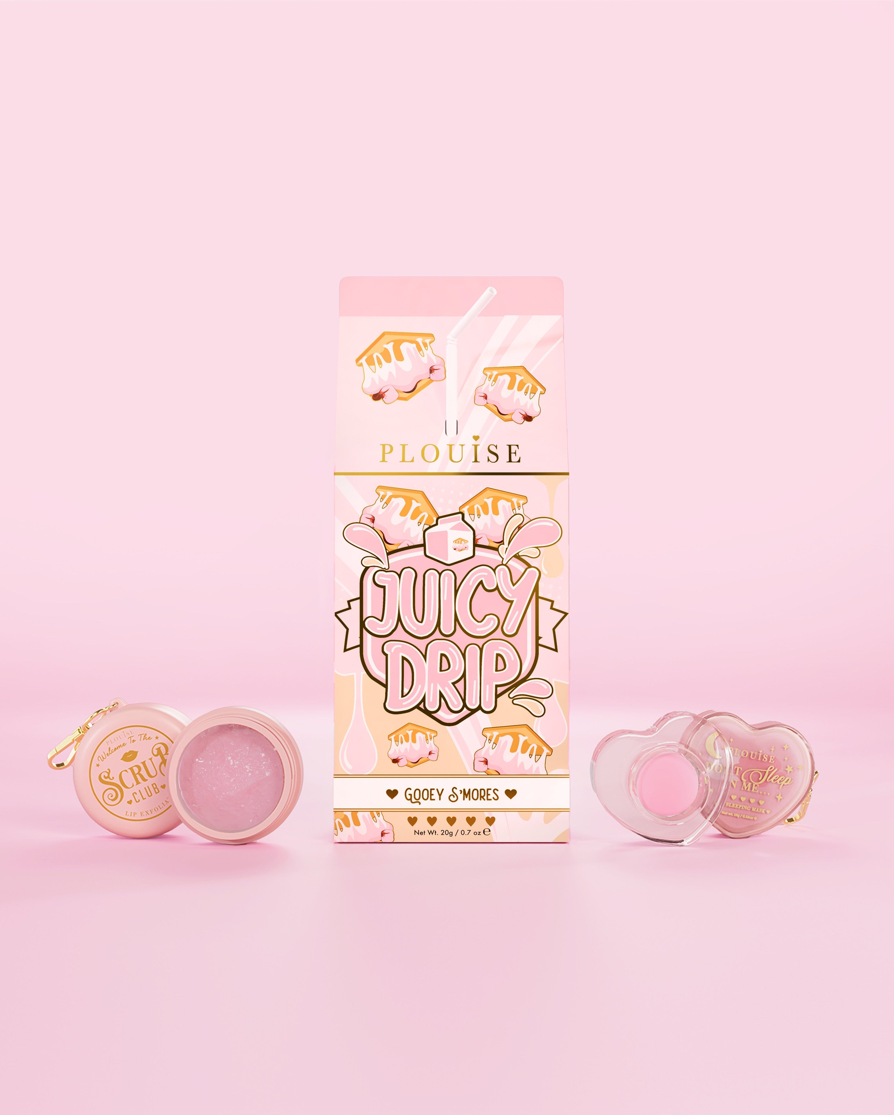 Juicy Drip Lip Scrub & Lip Mask Duo by P. Louise Cosmetics