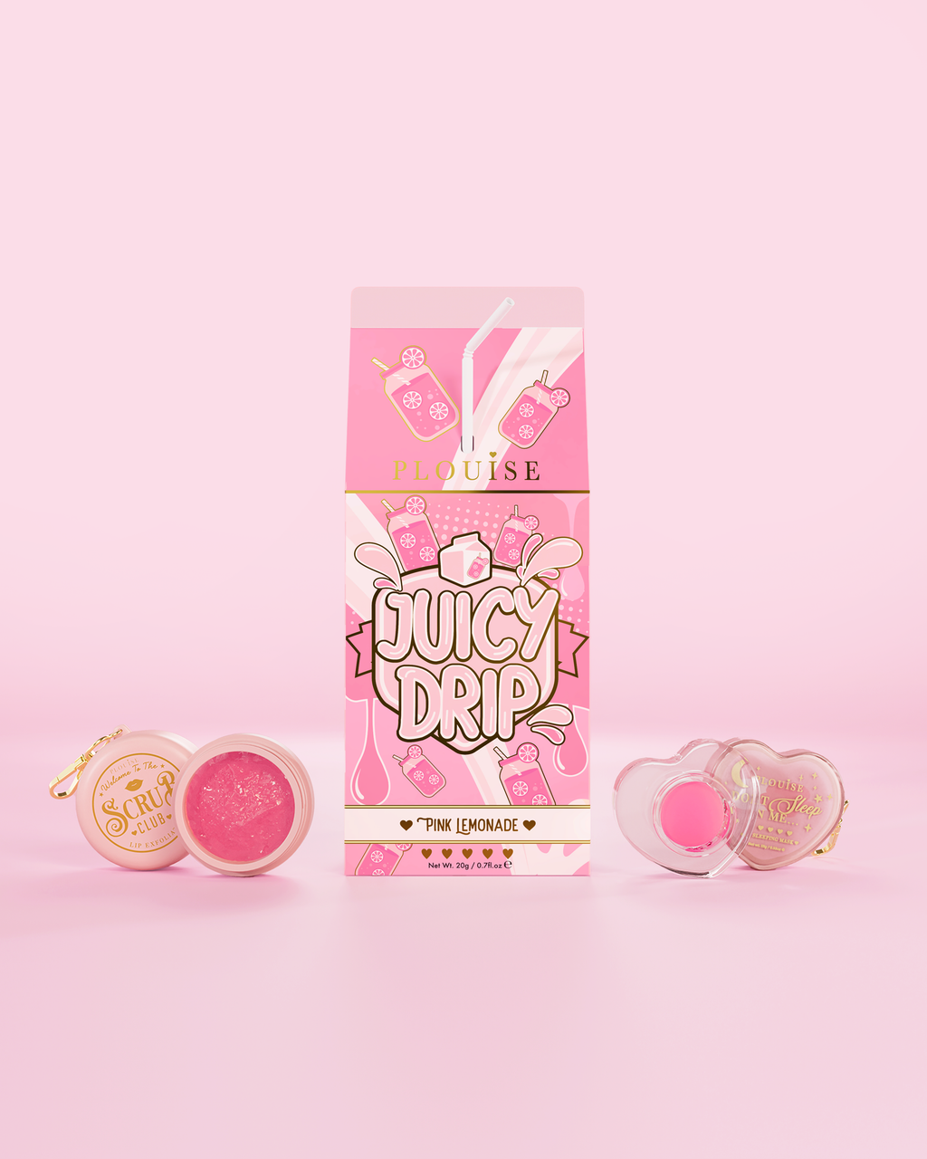Juicy Drip Lip Scrub & Lip Mask Duo by P. Louise Cosmetics