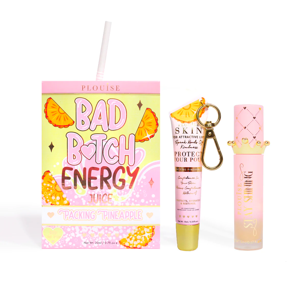 Bad Bitch Energy Lip Conditioner & Lip Oil Duo by P.Louise
