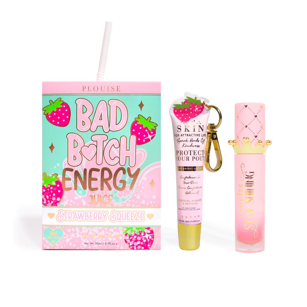 Bad Bitch Energy Lip Conditioner & Lip Oil Duo by P.Louise