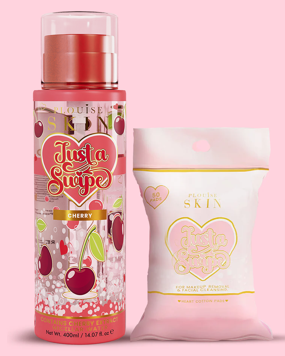 The Ultimate Cleanse Micellar Water & Cotton Pad Duo by P. Louise Cosmetics