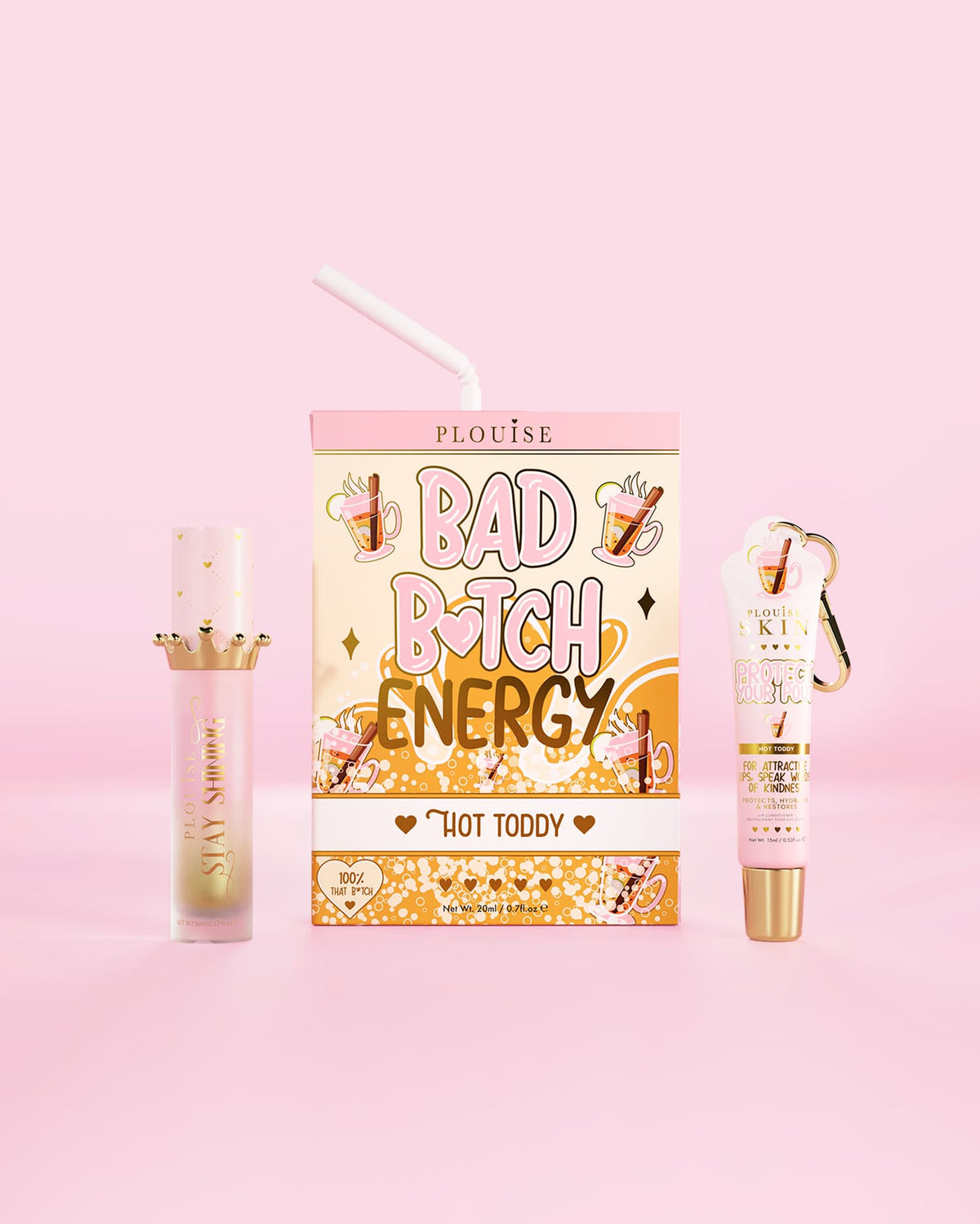 Bad Bitch Energy Lip Conditioner & Lip Oil Duo by P.Louise