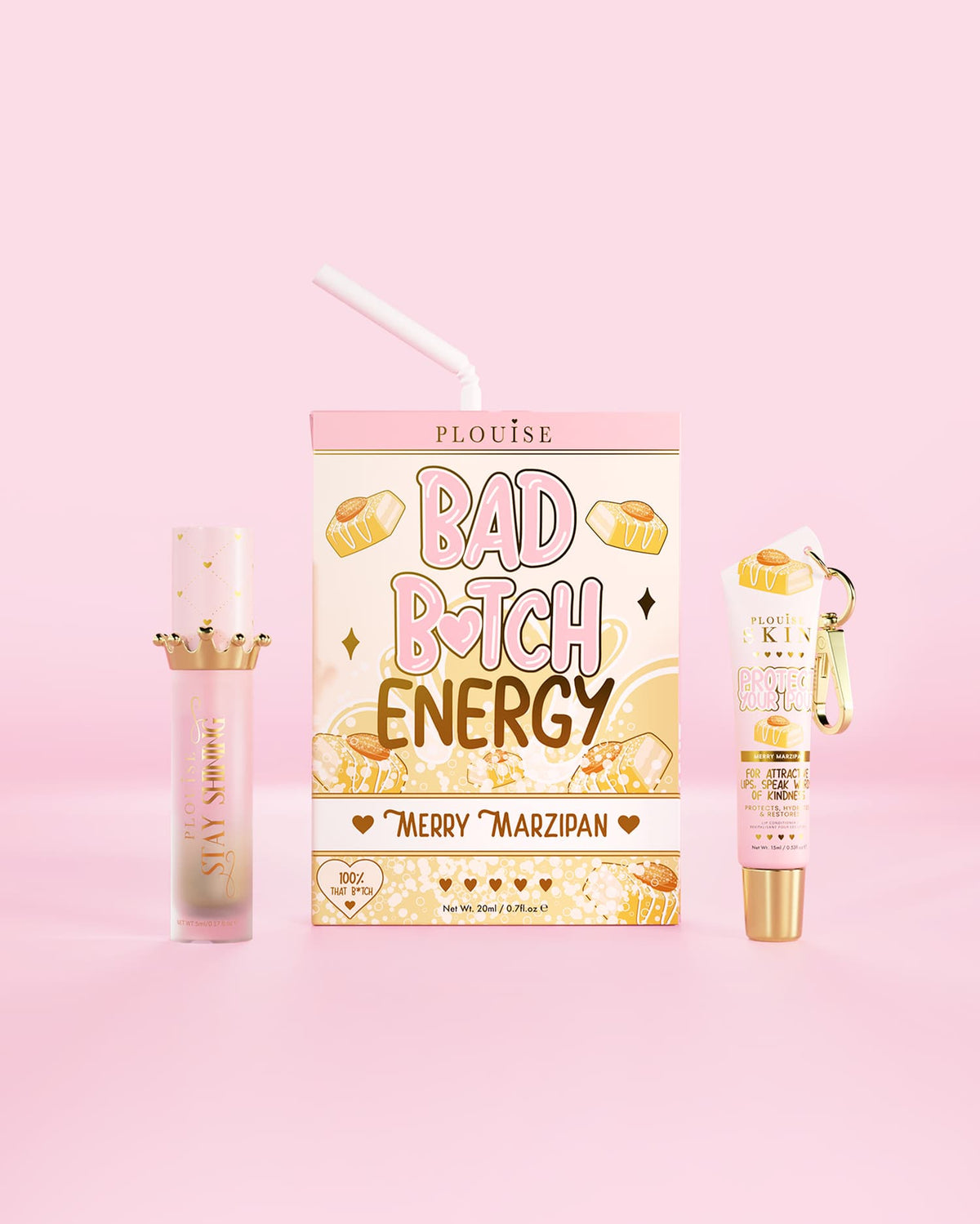 Bad Bitch Energy Lip Conditioner & Lip Oil Duo by P.Louise