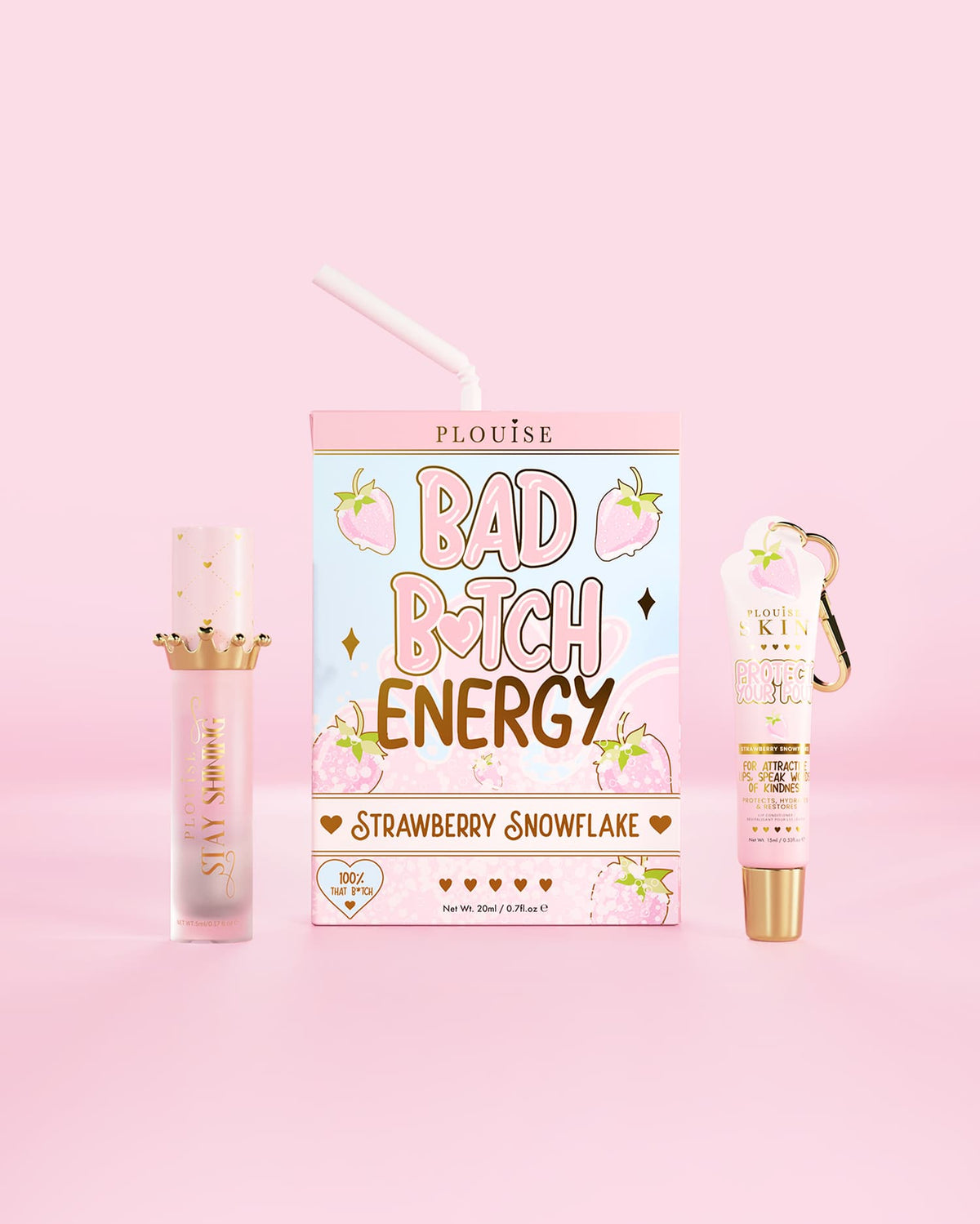 Bad Bitch Energy Lip Conditioner & Lip Oil Duo by P.Louise