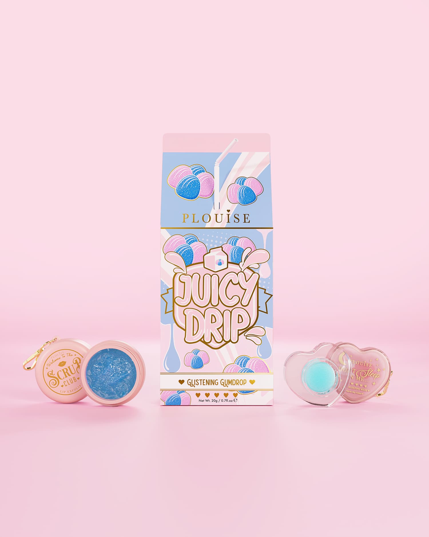 Juicy Drip Lip Scrub & Lip Mask Duo by P. Louise Cosmetics
