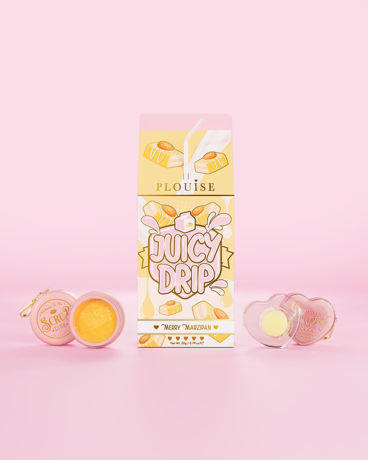 Juicy Drip Lip Scrub & Lip Mask Duo by P. Louise Cosmetics