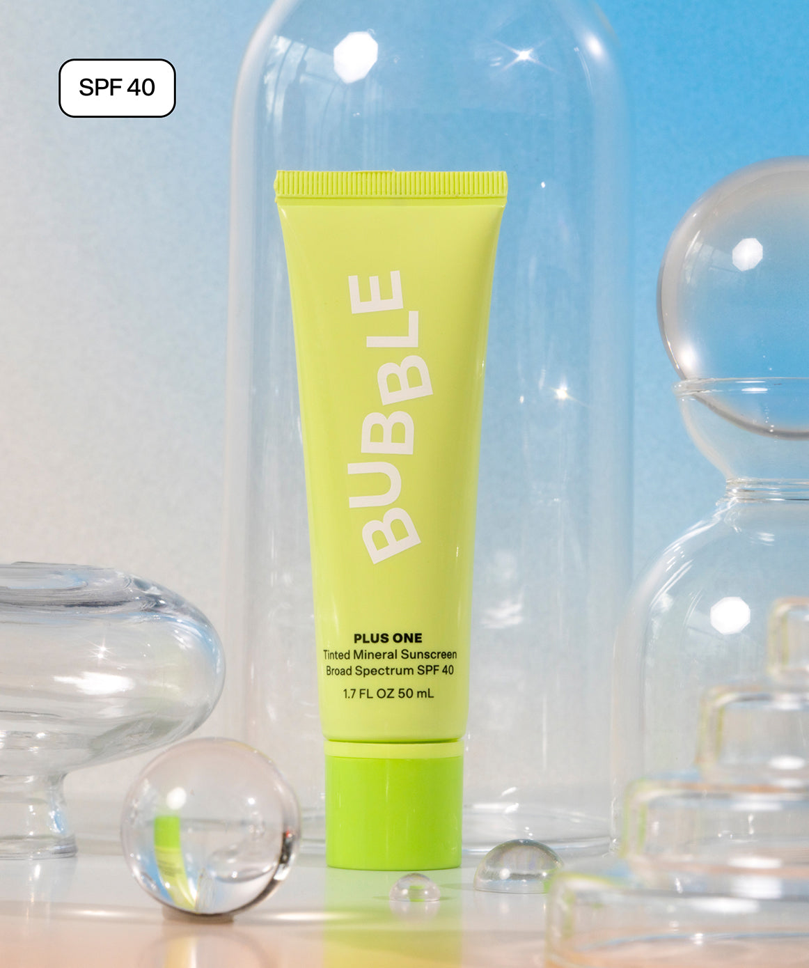 Plus One SPF 40 Mineral Sunscreen by Bubble Skincare