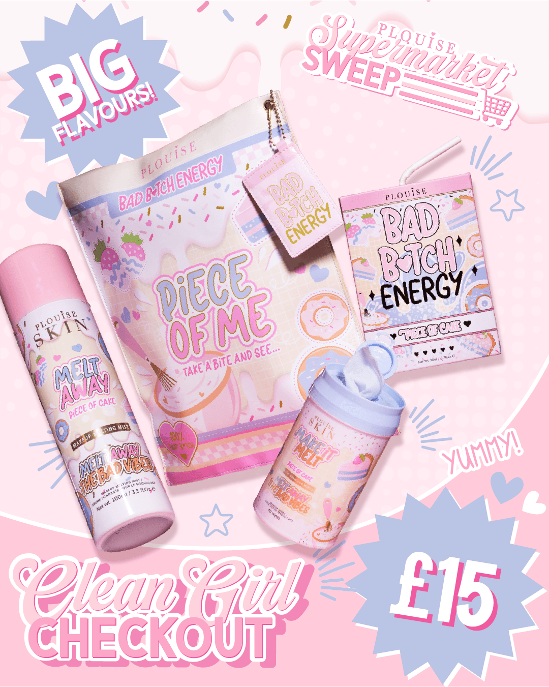 Clean Girl Checkout Bundle by P. Louise Cosmetics