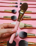 Flat Pinched Powder Brush #695 by P. Louise Cosmetics