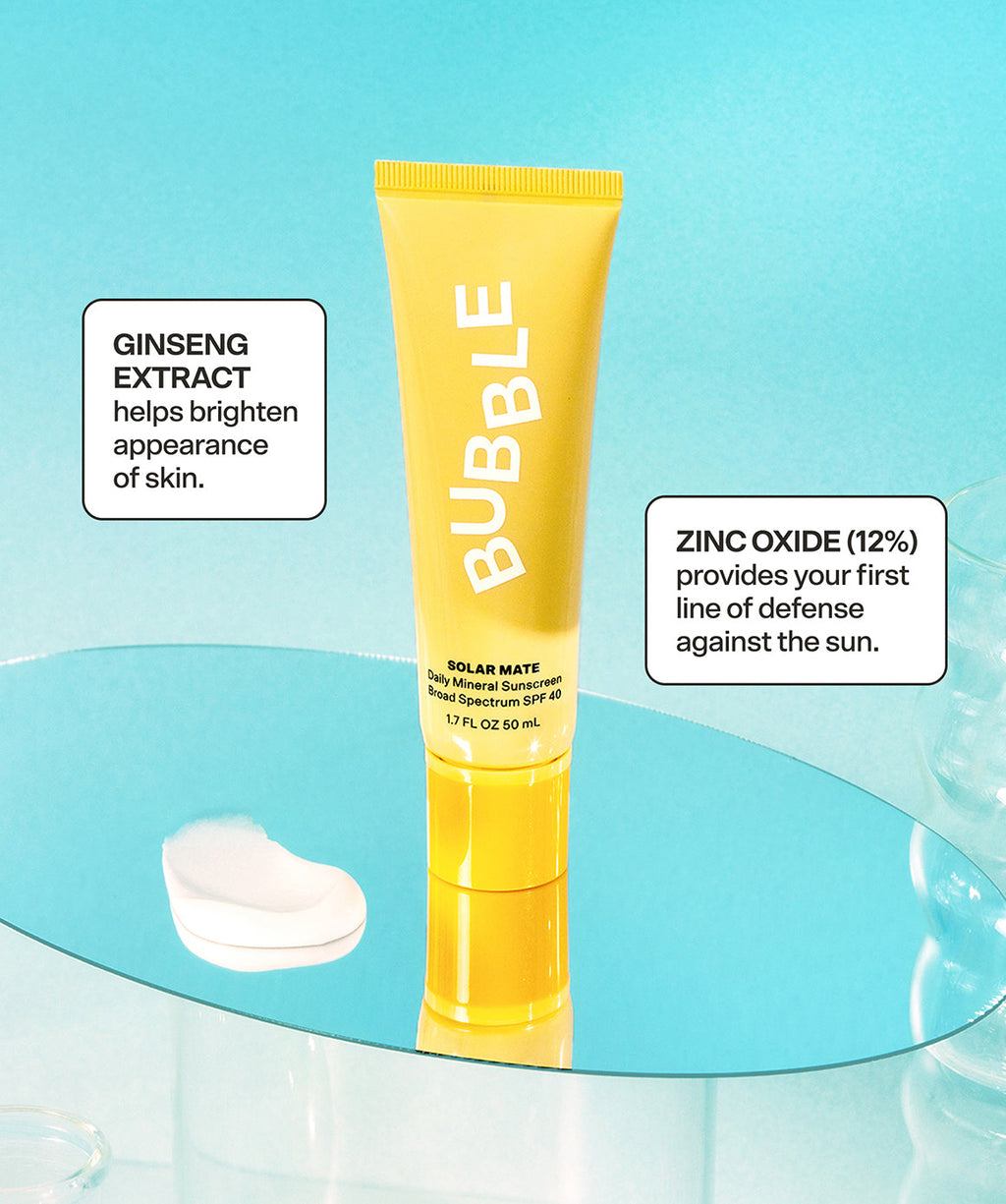 Solar Mate SPF 40 Mineral Sunscreen by Bubble Skincare