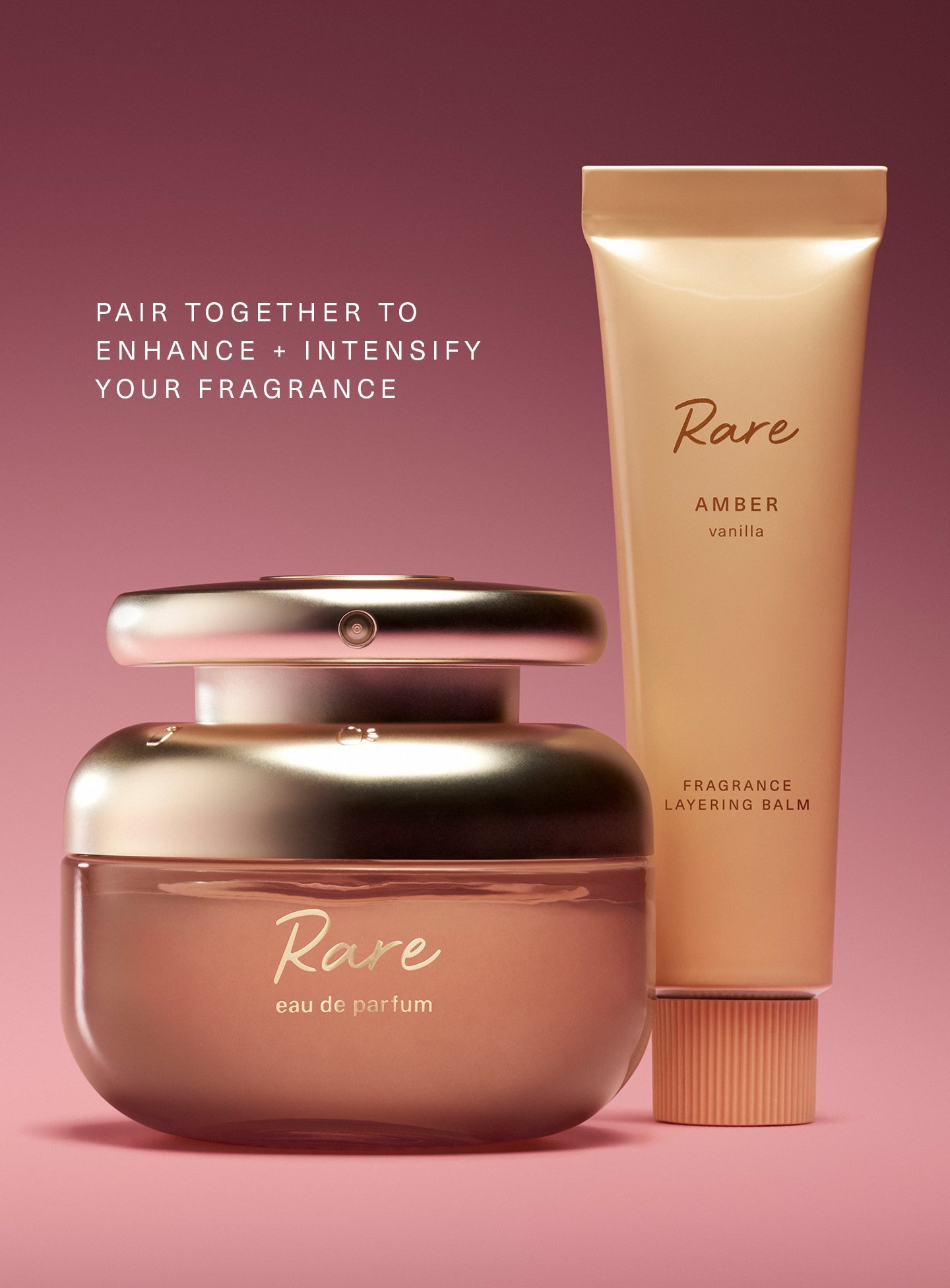 Fragrance Layering Balm Amber Vanilla by Rare Beauty