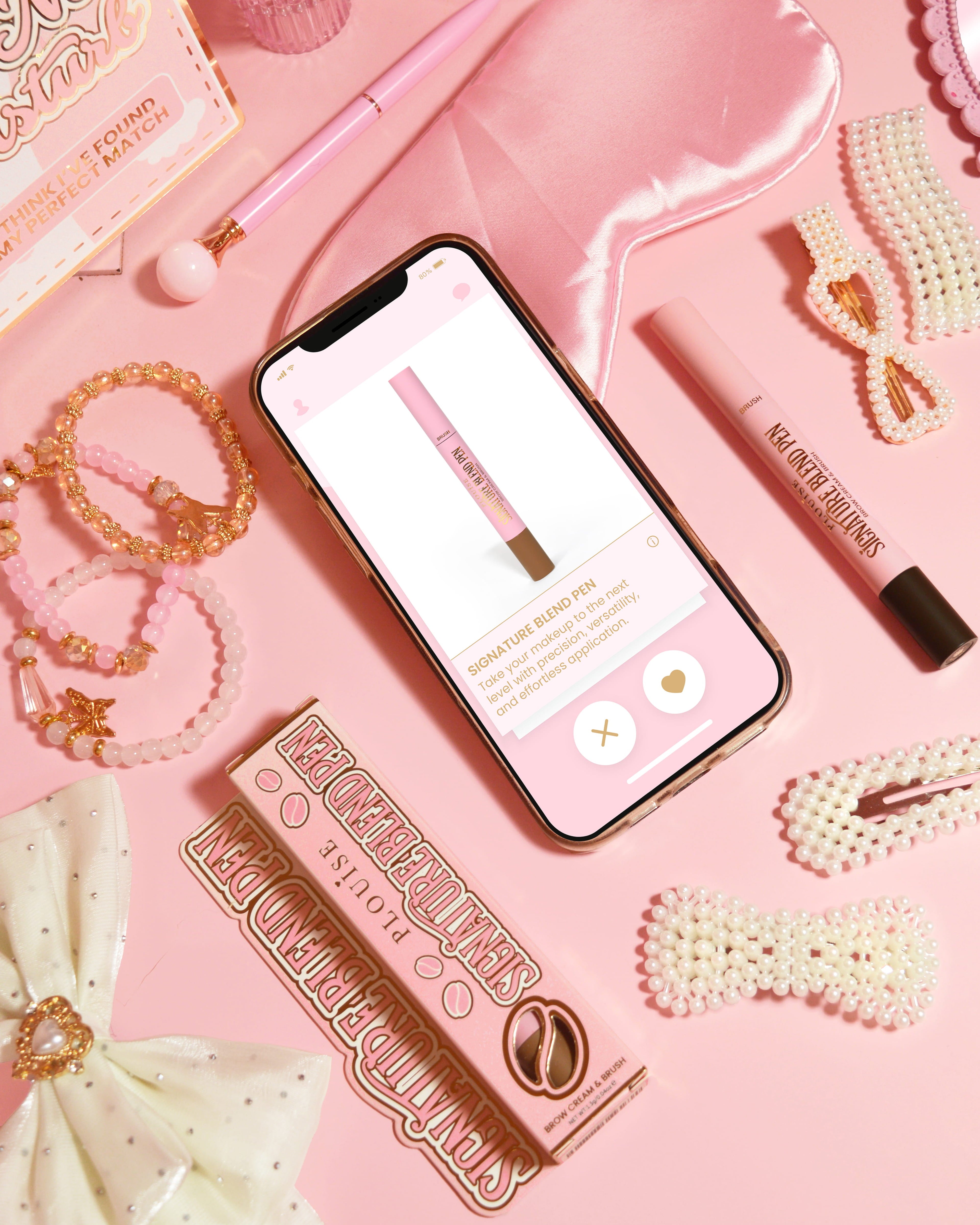 Signature Blend Eyebrow Pen & Brush by P. Louise Cosmetics