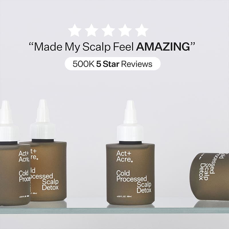 Cold Processed Scalp Detox Oil by Act+Acre