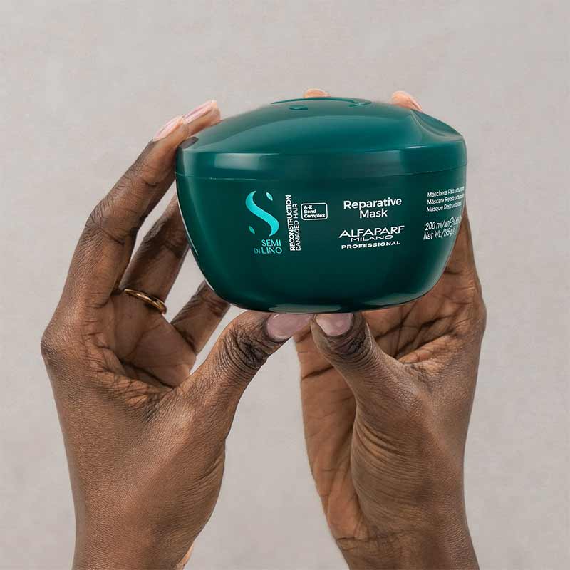 Semi Di Lino Reconstruction Reparative Mask by Alfaparf