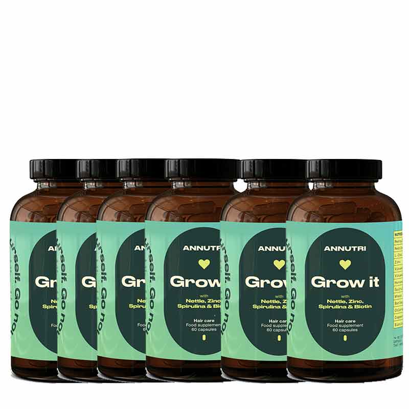 Grow It Hair Growth Supplement 6 Month Supply by Annutri