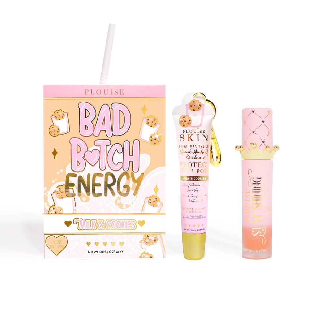 Bad Bitch Energy Lip Conditioner & Lip Oil Duo by P.Louise