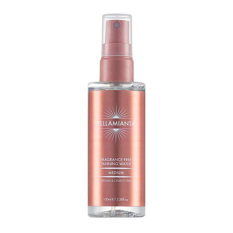 Fragrance Free Tanning Water 130ml by Bellamianta