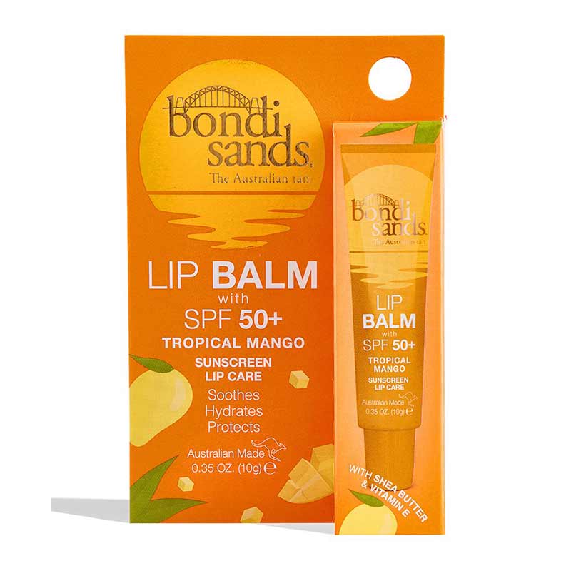 SPF 50+ Lip Balm Coconut Strawberry Mango Vanilla Watermelon by Bondi Sands
