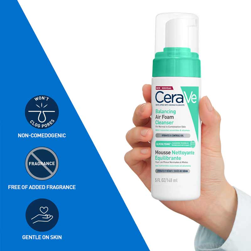 Balancing Air Foam Facial Cleanser by CeraVe