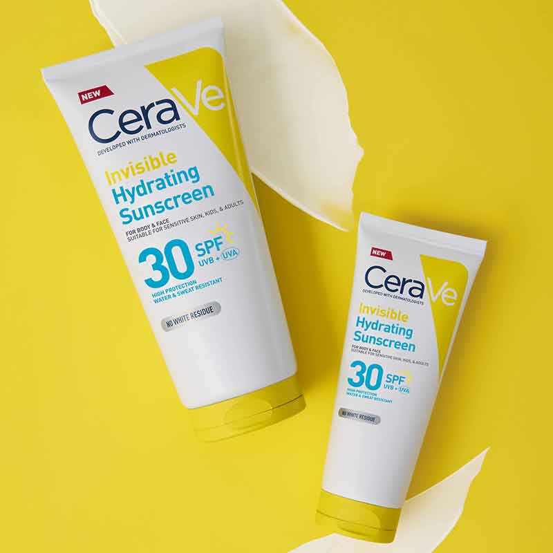 Invisible Hydrating Face & Body Sunscreen SPF 30 by CeraVe