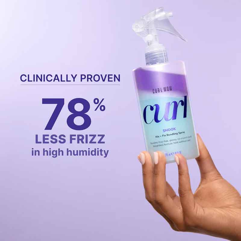 Curl Wow Shook Mix + Fix Bundling Refresher Spray For Curly Hair by Color Wow
