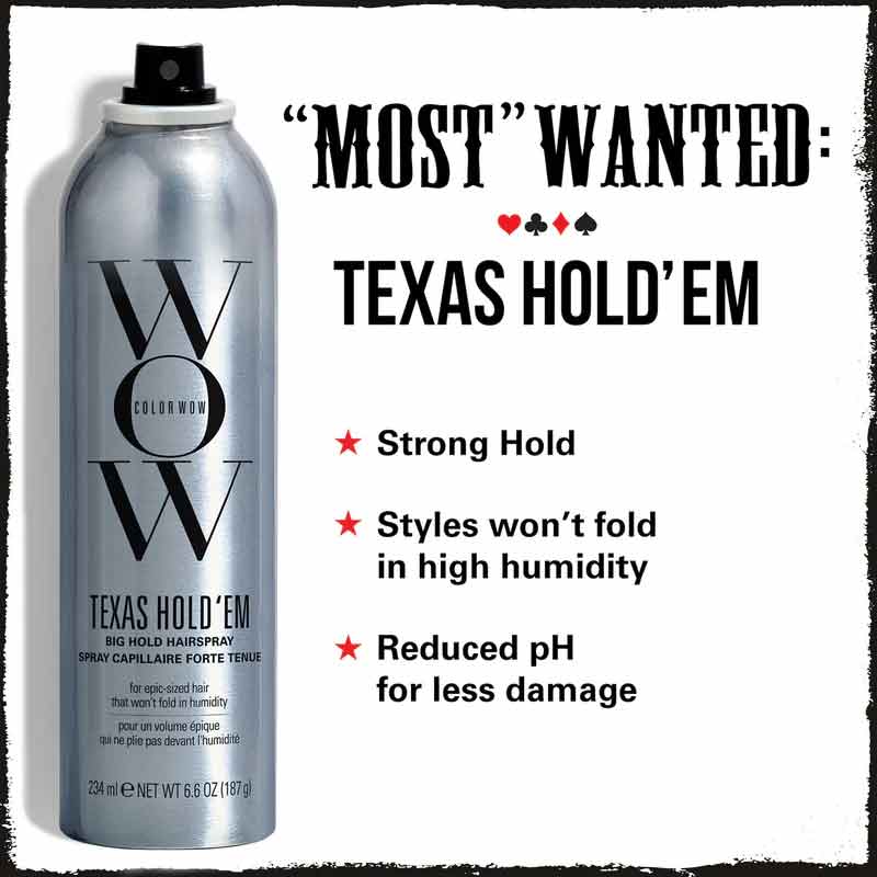 Texas Hold 'Em Big Hold Hairspray by Color Wow