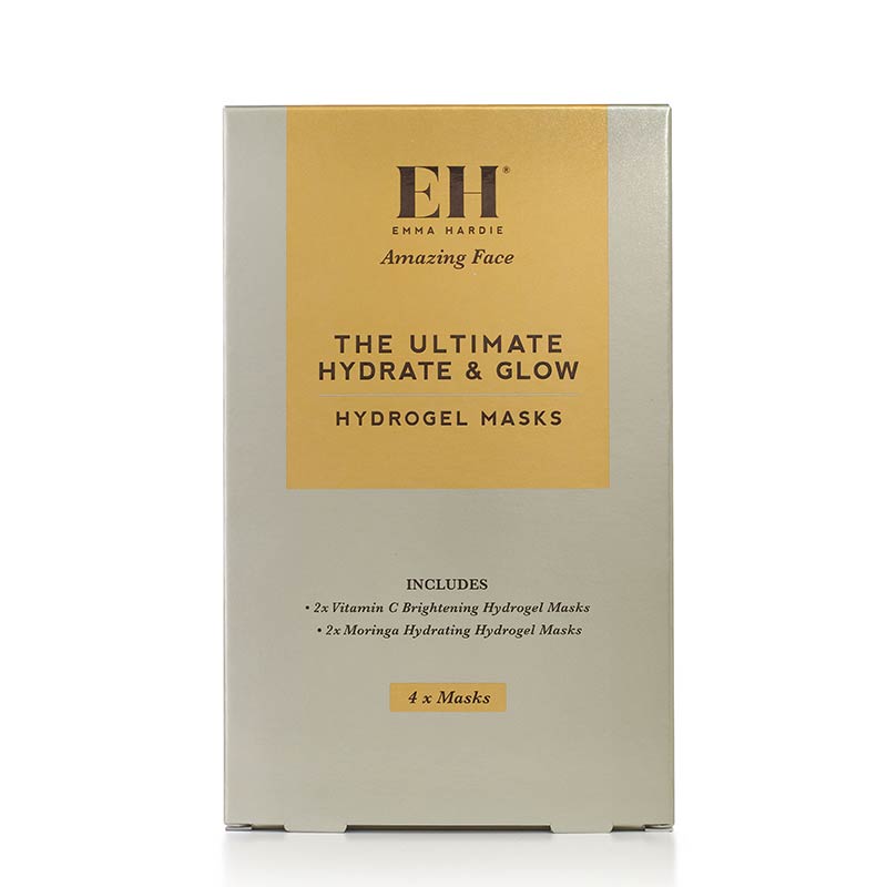 Ultimate Hydrate & Glow Hydrogel Masks 4-Piece Set