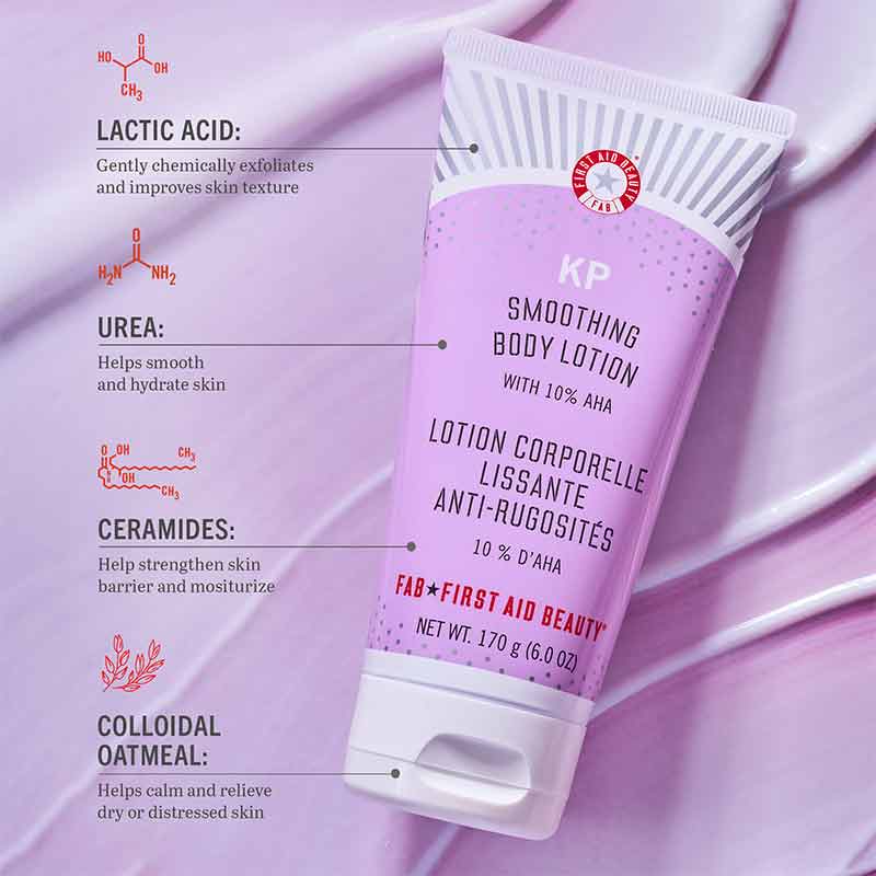 KP Smoothing Body Lotion With 10% AHA by First Aid Beauty