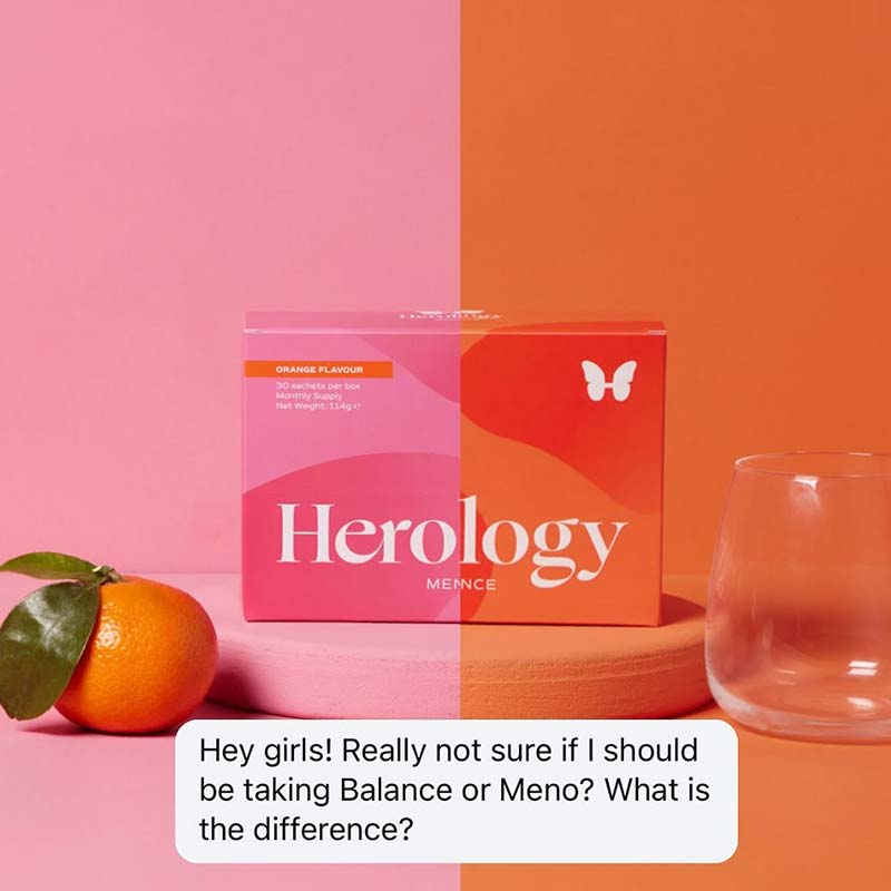 Meno Orange Flavour Supplement by Herology