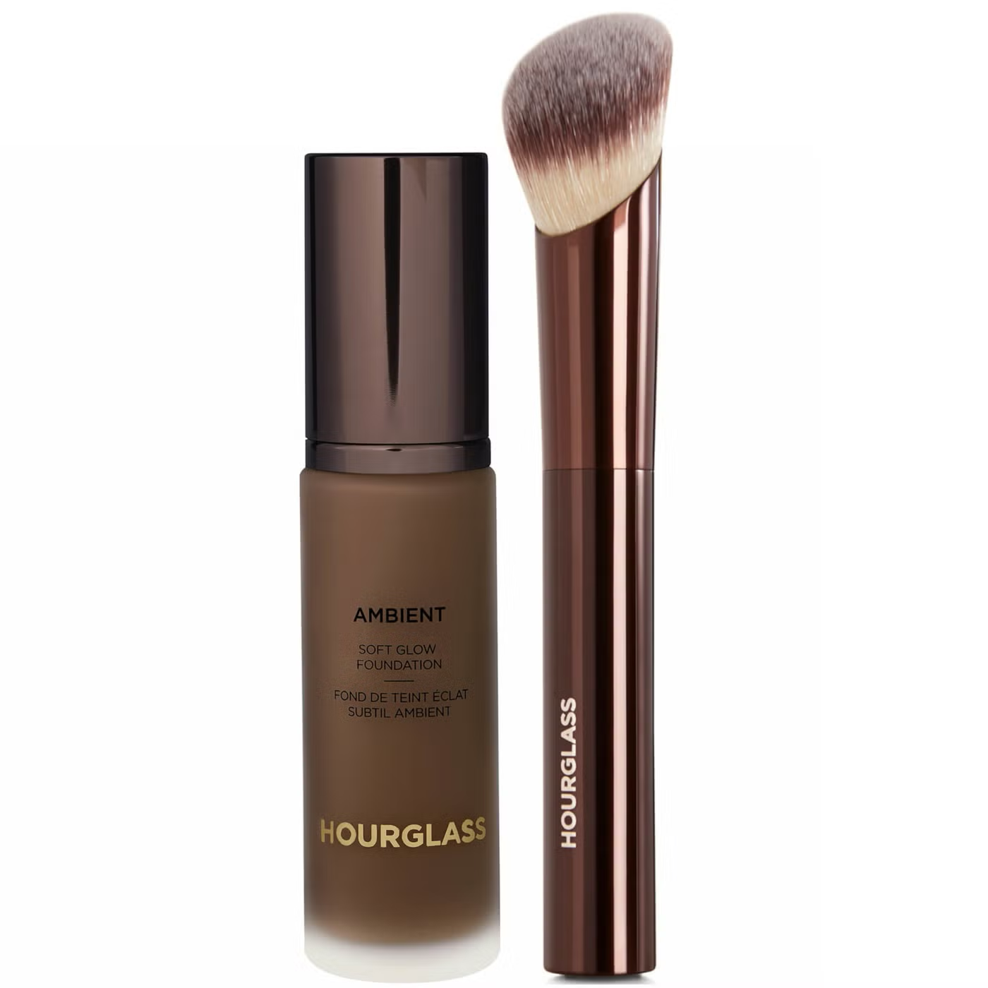Hourglass Soft Glow Foundation and Soft Glow Foundation Brush Bundle 30ml (Various Shades)