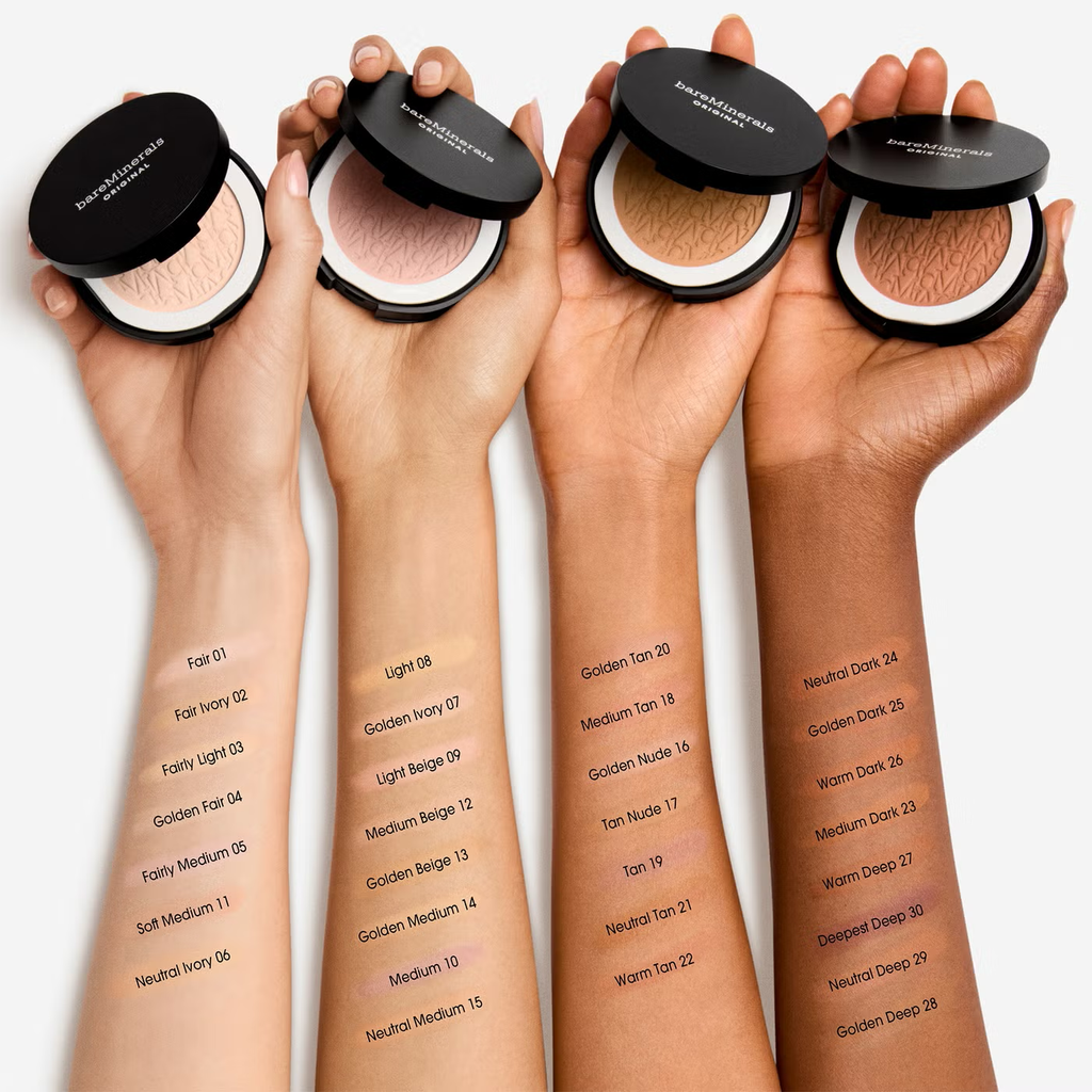 bareMinerals ORIGINAL Pressed Powder Foundation SFP15 8g (various shades)