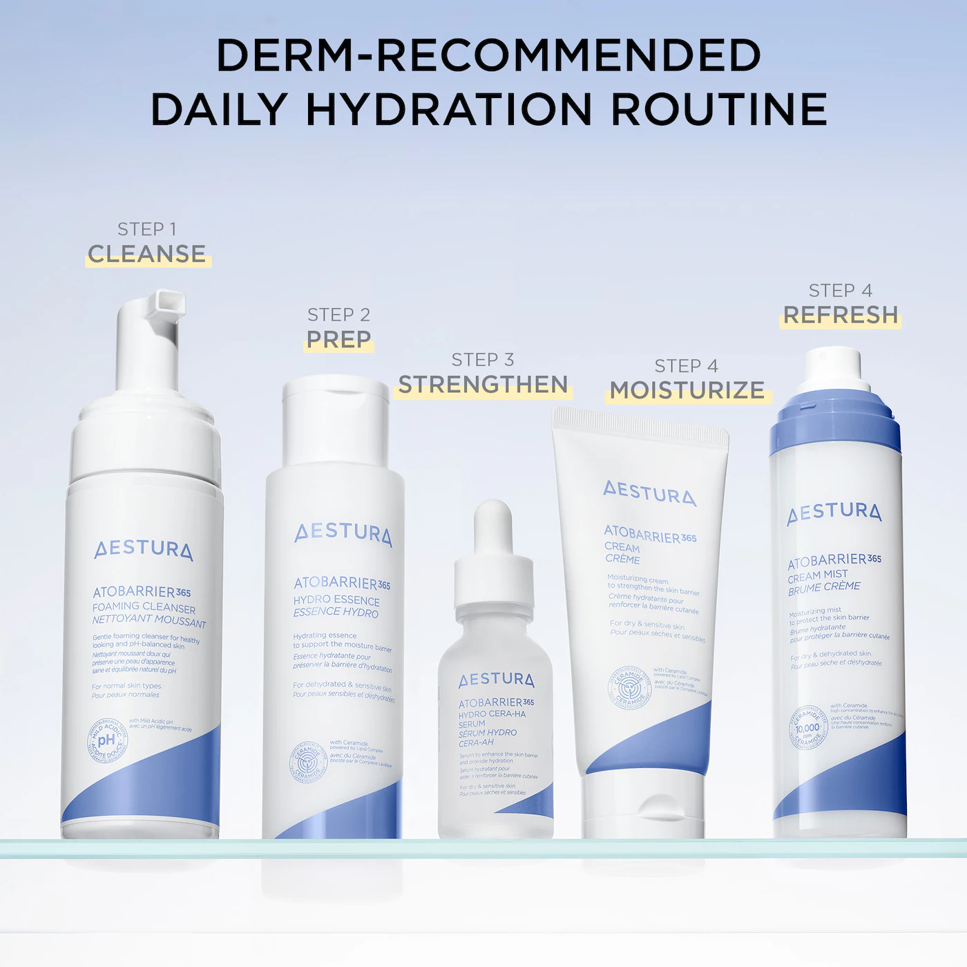 AESTURA ATOBARRIER365 Hydro Essence with Hydrating Amino Acids for Skin Moisture Barrier Repair