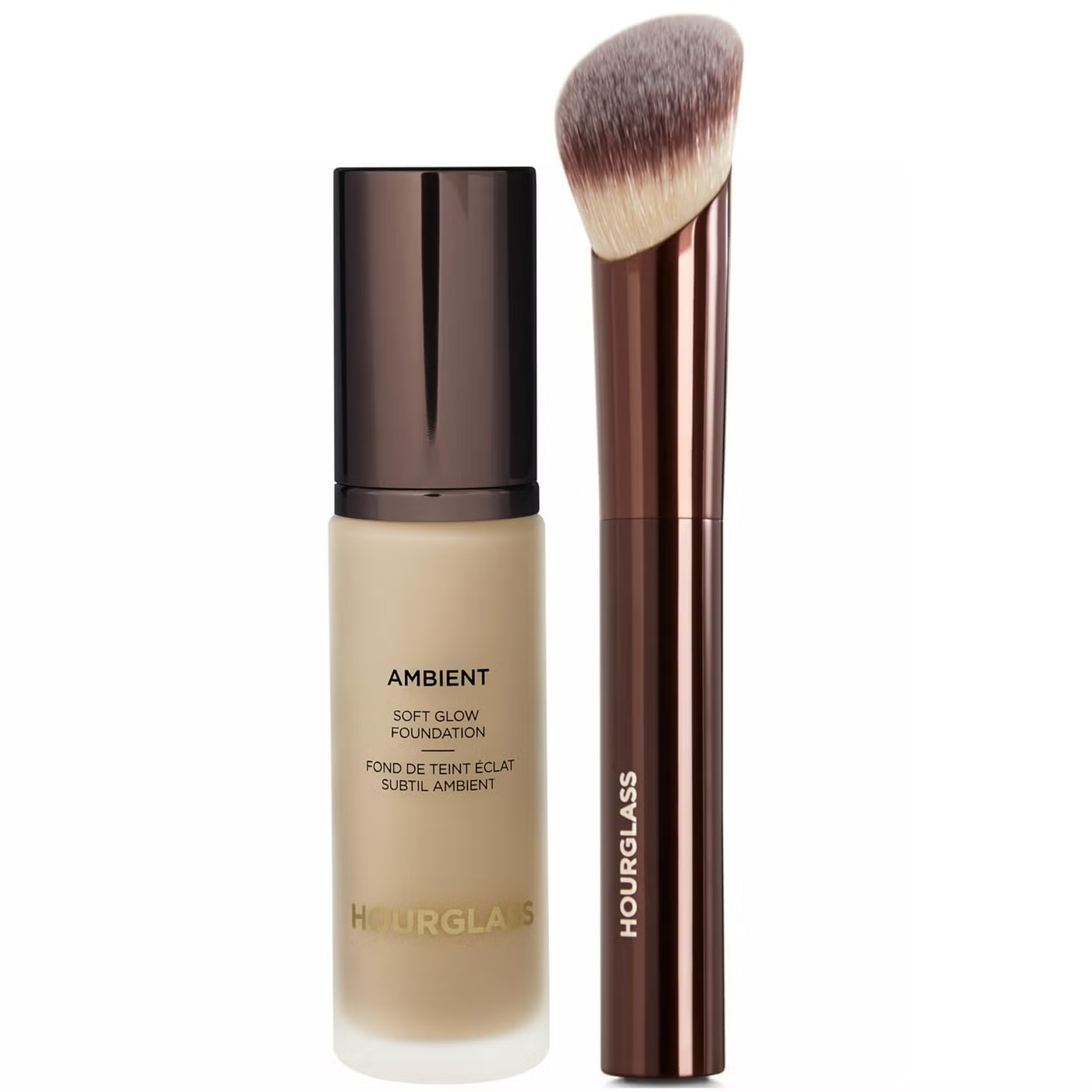 Hourglass Soft Glow Foundation and Soft Glow Foundation Brush Bundle 30ml (Various Shades)