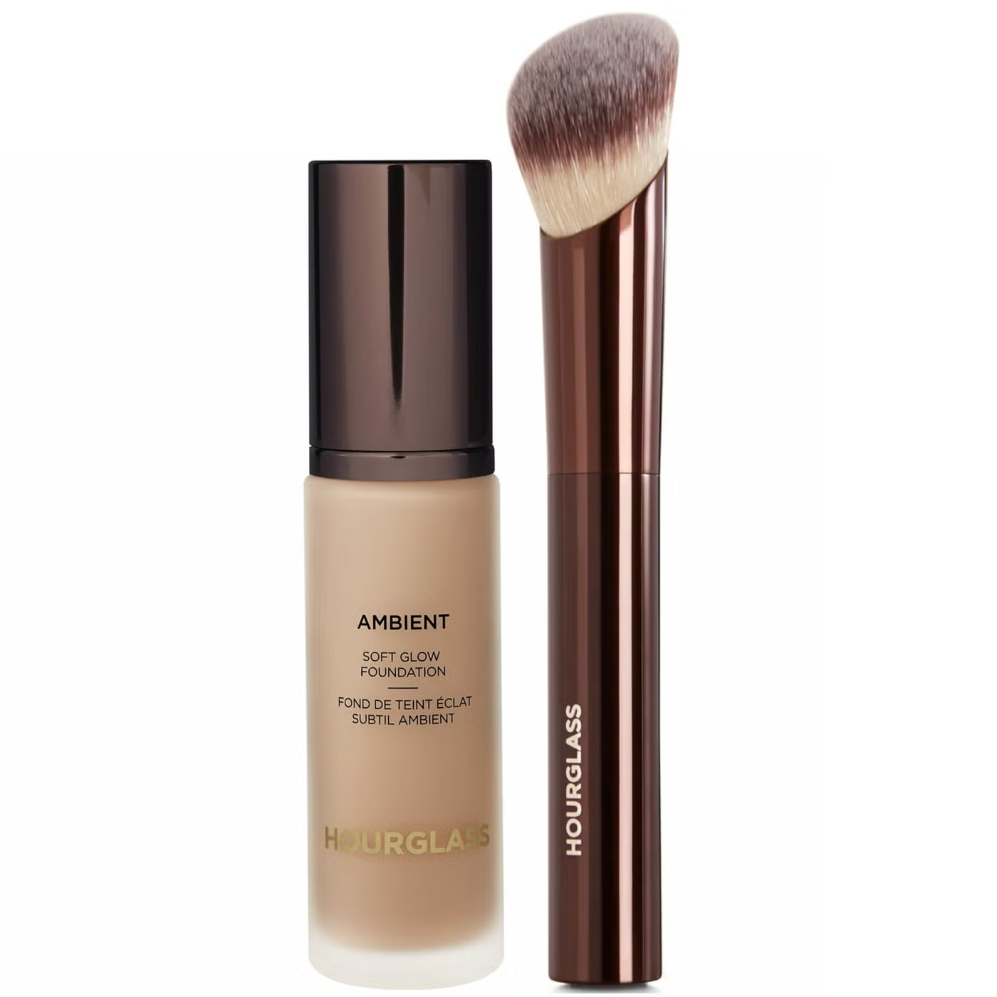 Hourglass Soft Glow Foundation and Soft Glow Foundation Brush Bundle 30ml (Various Shades)