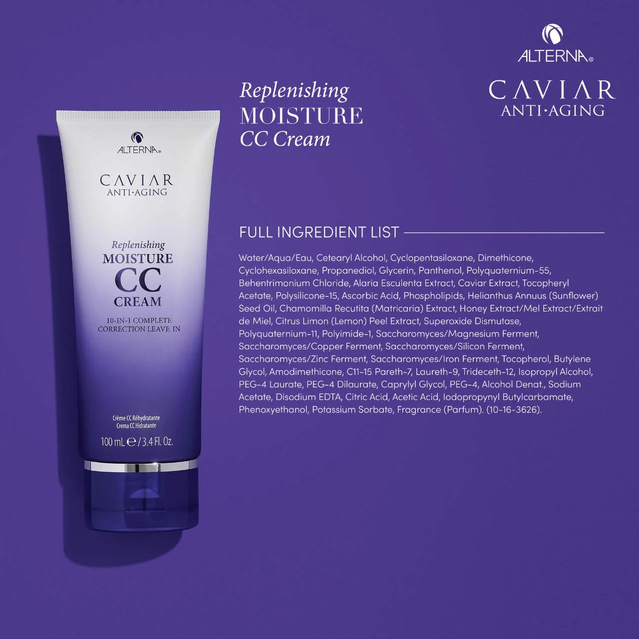 ALTERNA Haircare CAVIAR Anti-Aging® Replenishing Moisture CC Cream