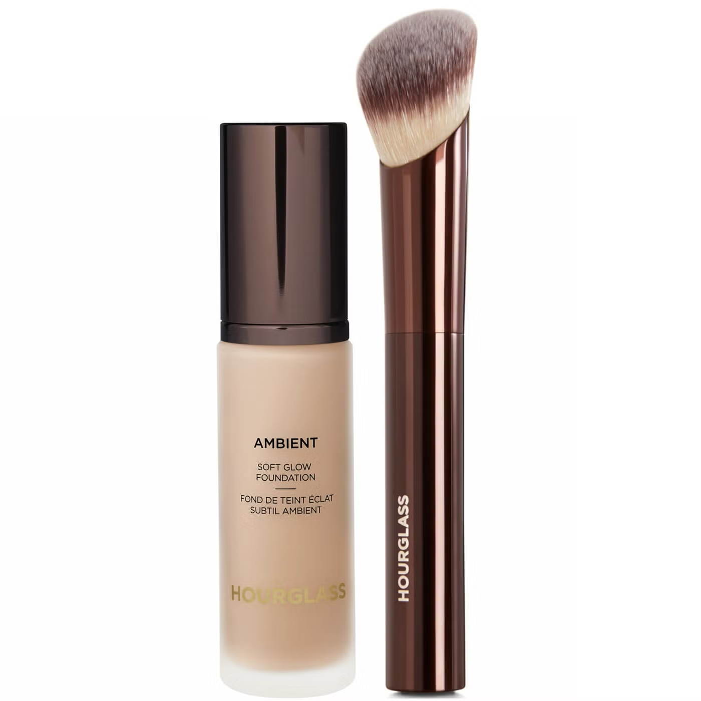 Hourglass Soft Glow Foundation and Soft Glow Foundation Brush Bundle 30ml (Various Shades)