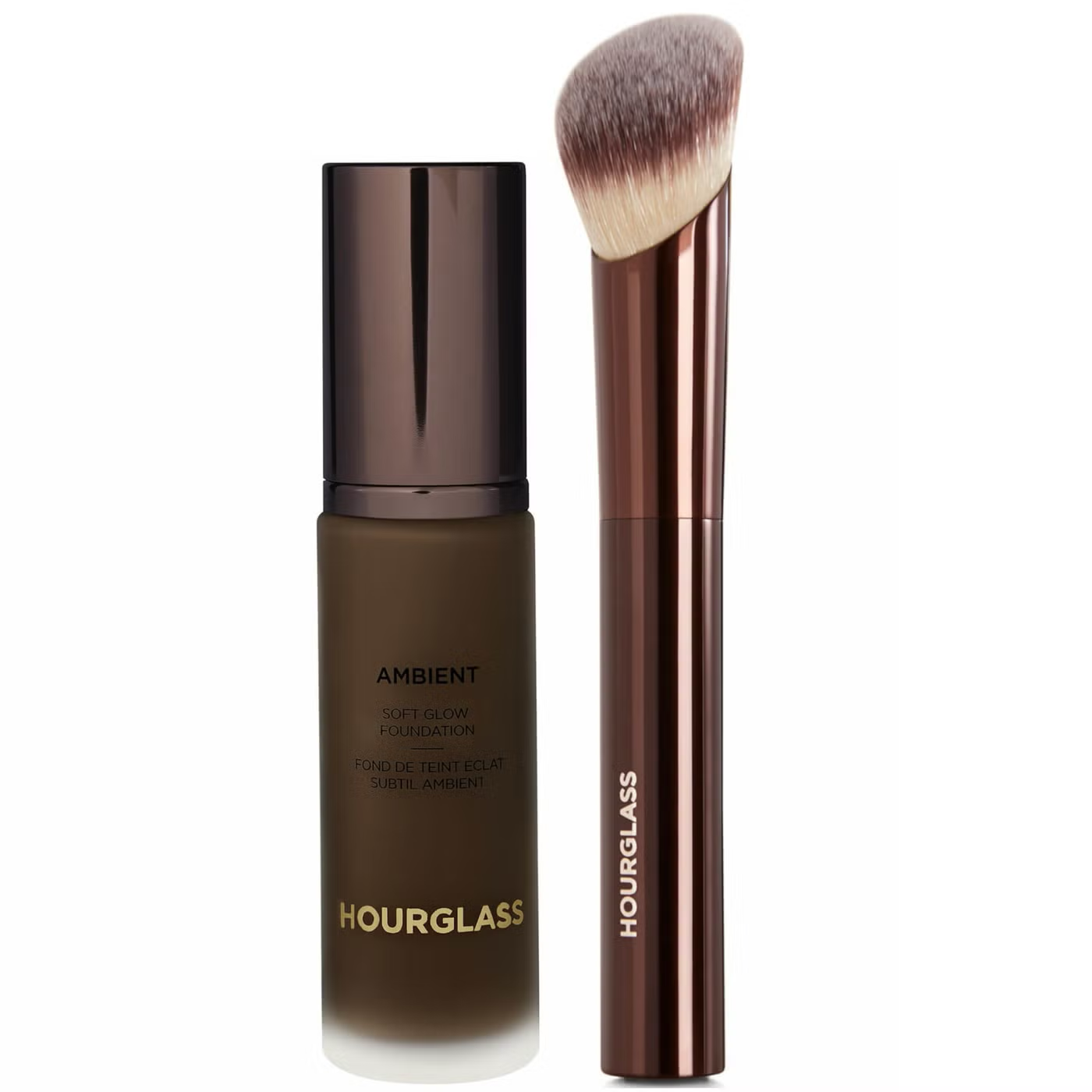 Hourglass Soft Glow Foundation and Soft Glow Foundation Brush Bundle 30ml (Various Shades)