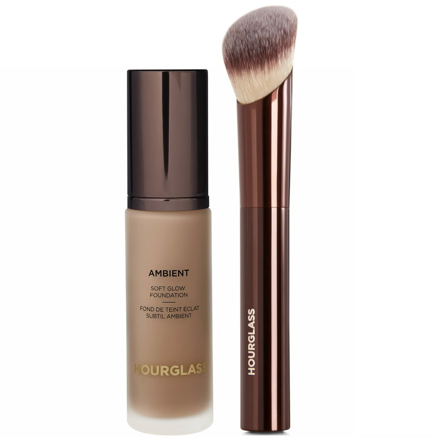 Hourglass Soft Glow Foundation and Soft Glow Foundation Brush Bundle 30ml (Various Shades)