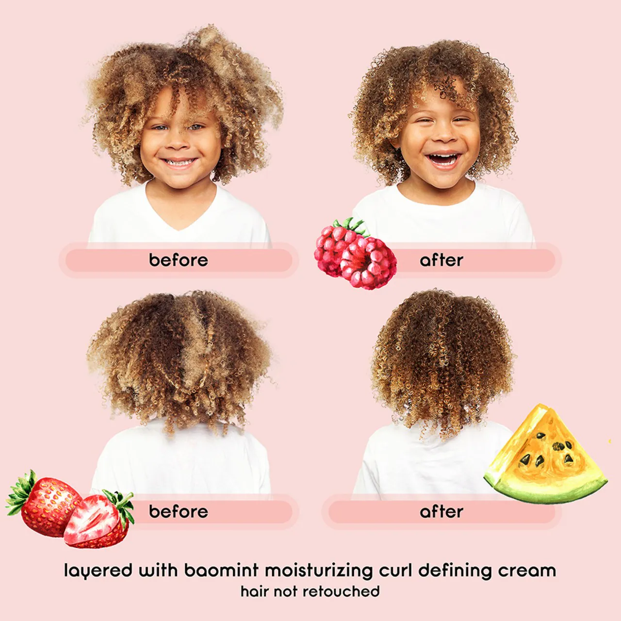 adwoa beauty Melonberry Hair Milk Leave-In Conditioner - 6.8 oz / 200 mL