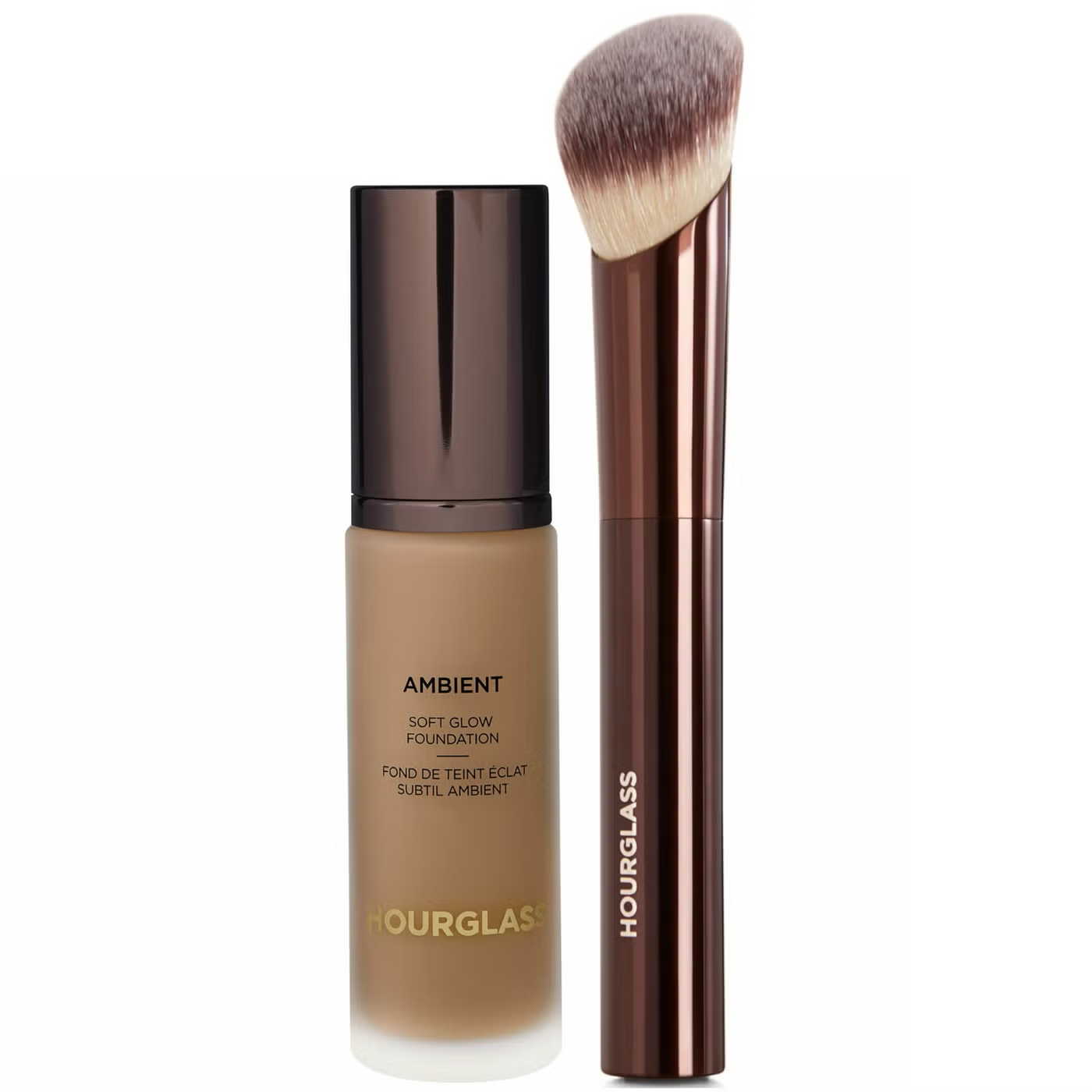 Hourglass Soft Glow Foundation and Soft Glow Foundation Brush Bundle 30ml (Various Shades)