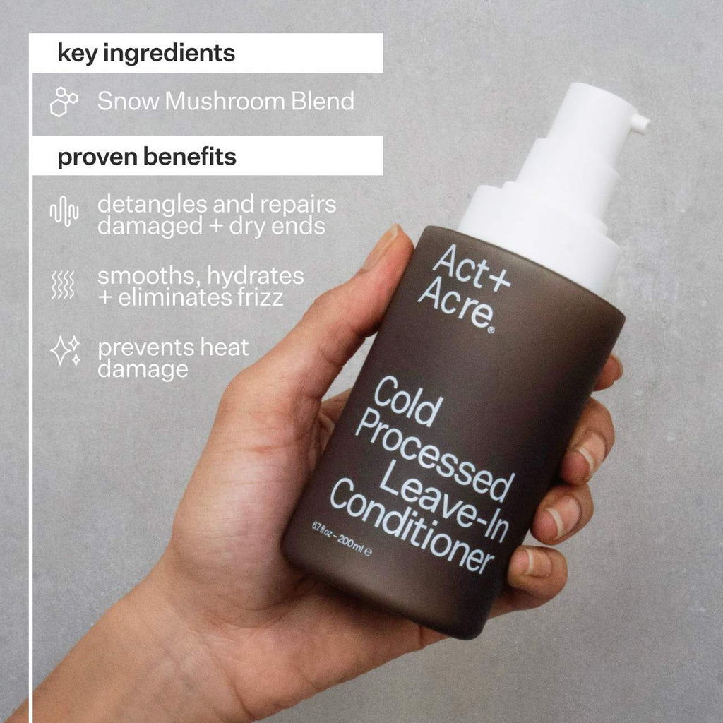 Act+Acre 2% Squalene Anti-Frizz Leave In Conditioner for Frizz