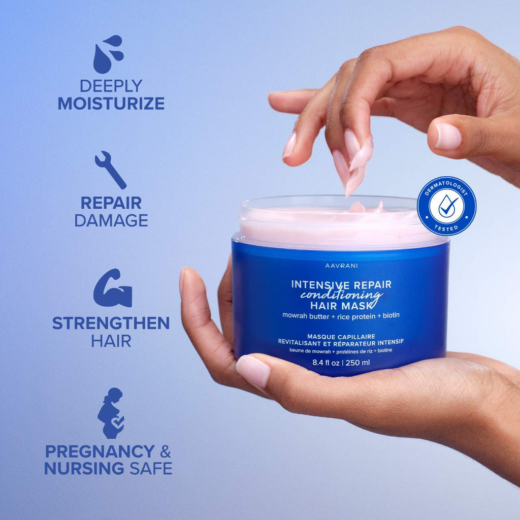 AAVRANI Deep Conditioning Hair Mask for Dry, Damaged Hair