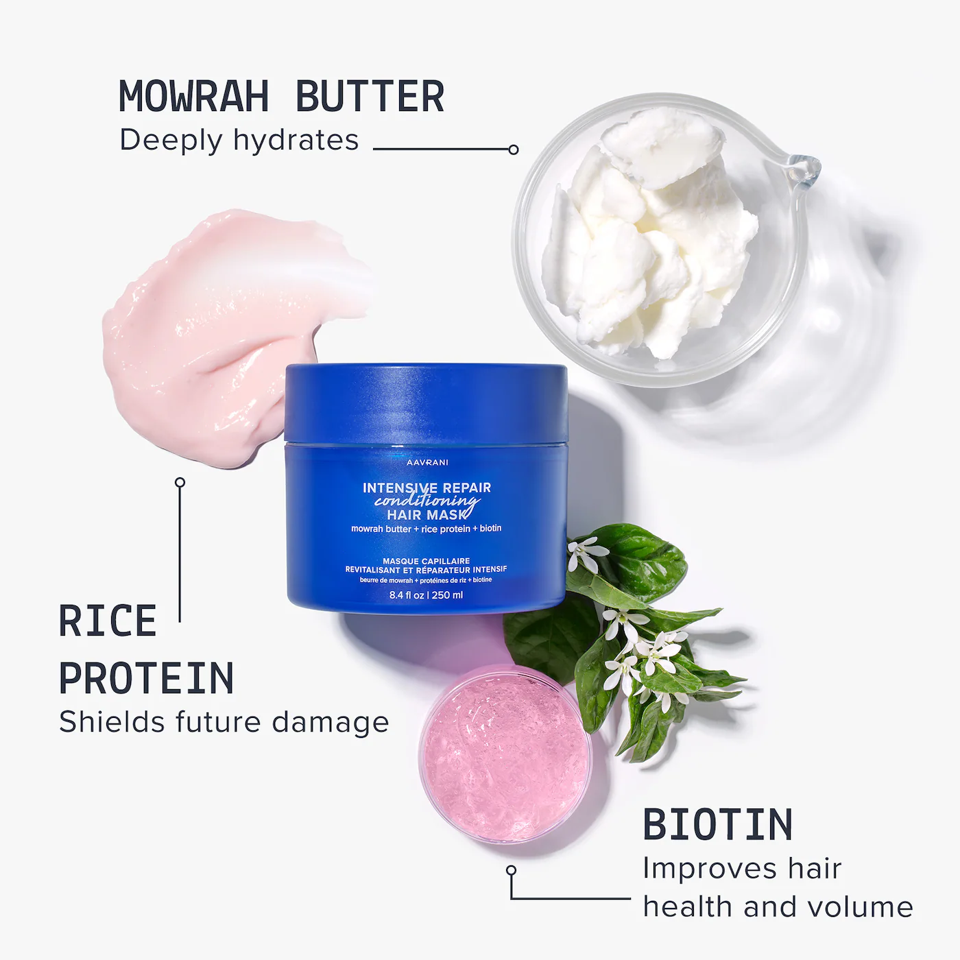 AAVRANI Deep Conditioning Hair Mask for Dry, Damaged Hair
