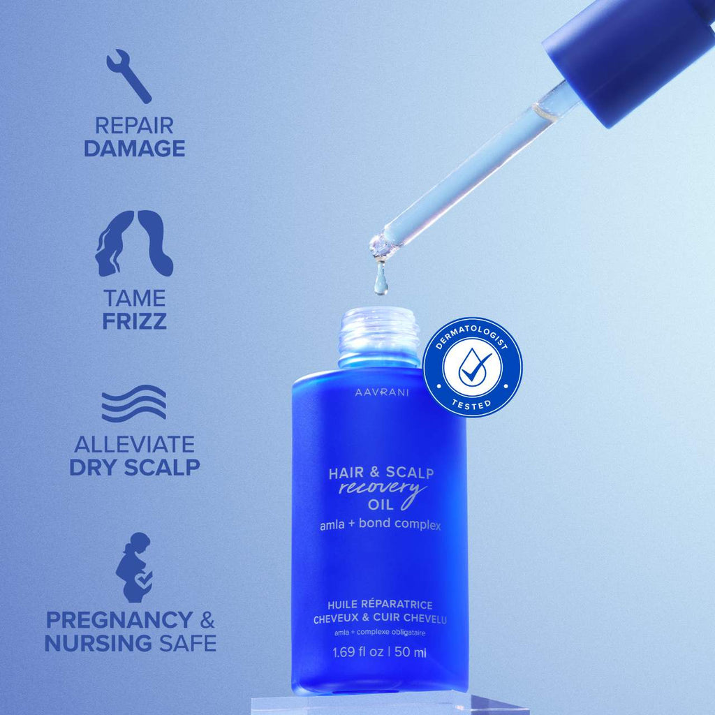 AAVRANI Hair and Scalp Recovery Pre-Wash Oil for Strengthening and Frizz Control