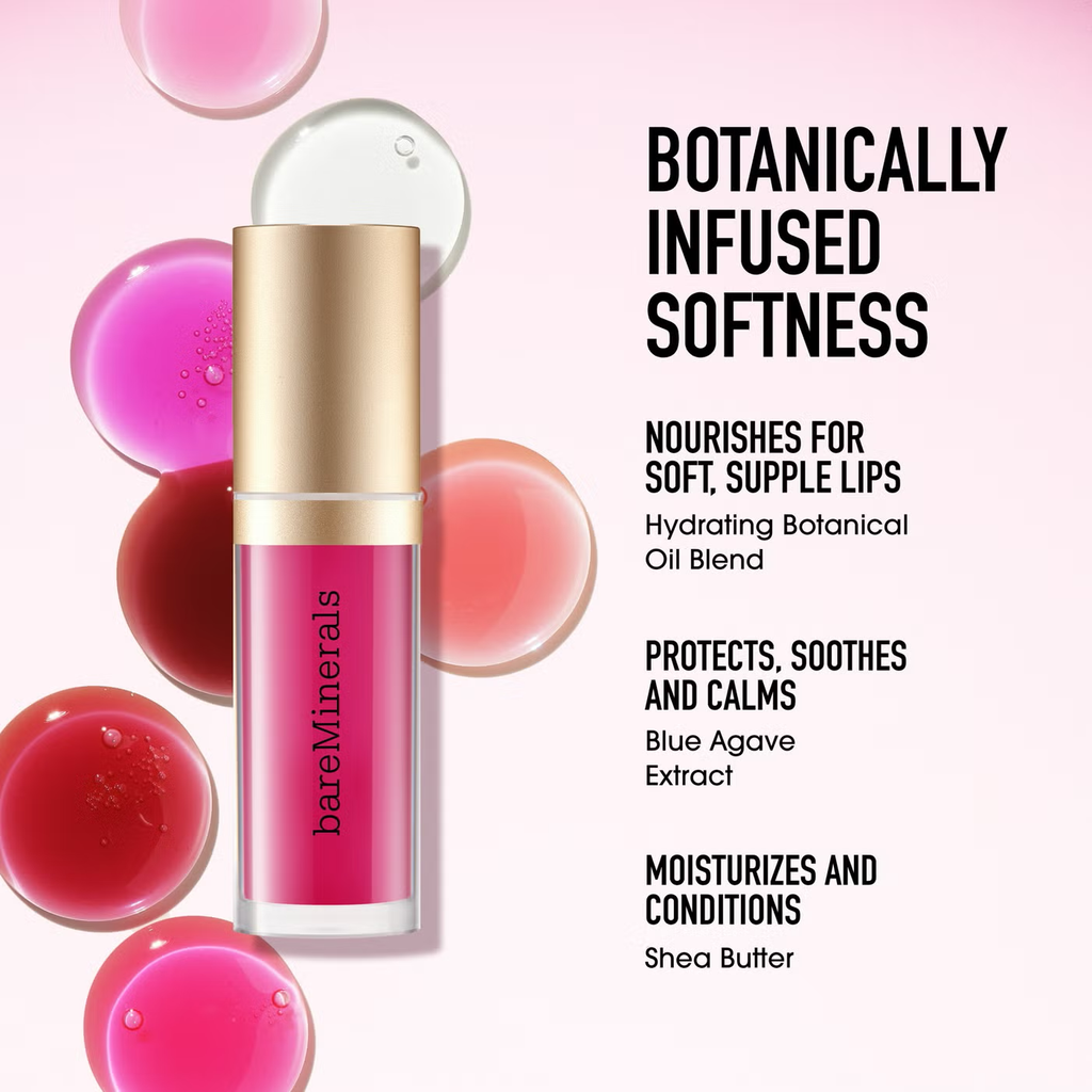 bareMinerals Nourishing Lip Oil 3.8ml (Various Shades)